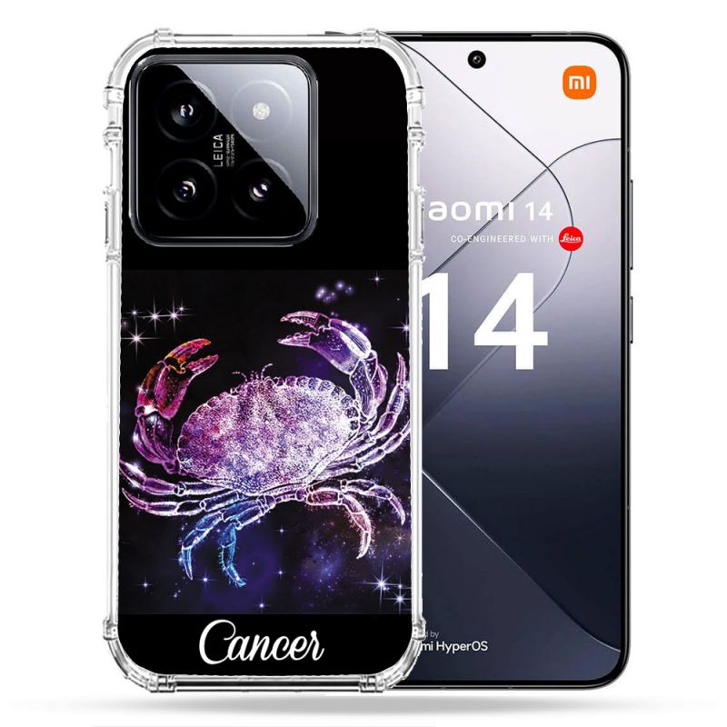 Coque Renforcée Pour Xiaomi 14 Signe Zodiaque 2 Cancer