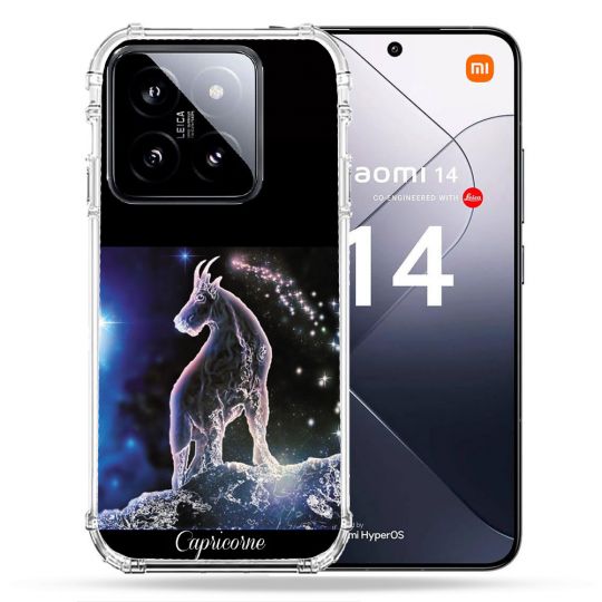 Coque Renforcée Pour Xiaomi 14 Signe Zodiaque 2 Capricorne