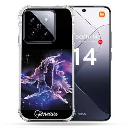 Coque Renforcée Pour Xiaomi 14 Signe Zodiaque 2 Gémeaux