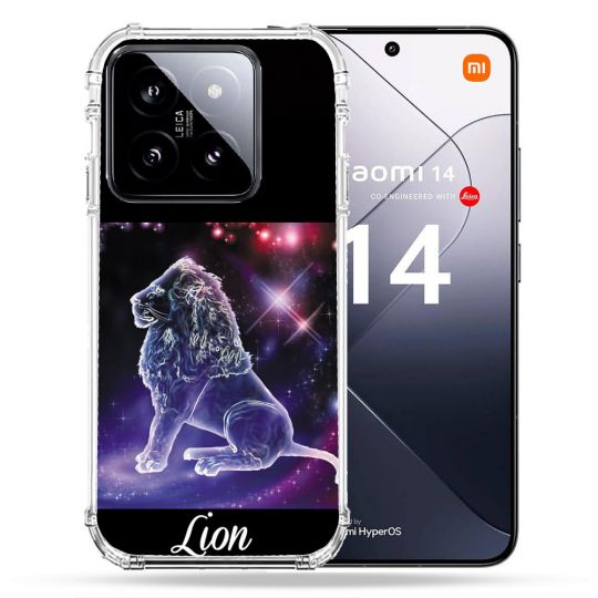 Coque Renforcée Pour Xiaomi 14 Signe Zodiaque 2 Lion
