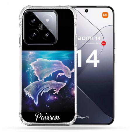 Coque Renforcée Pour Xiaomi 14 Signe Zodiaque 2 Poisson