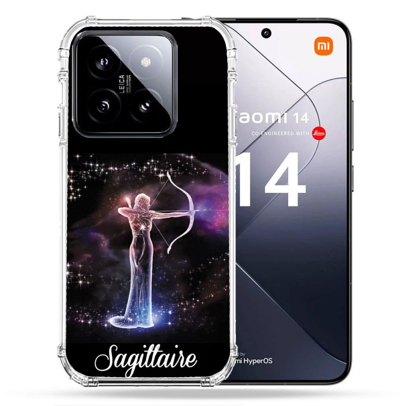Coque Renforcée Pour Xiaomi 14 Signe Zodiaque 2 Sagittaire