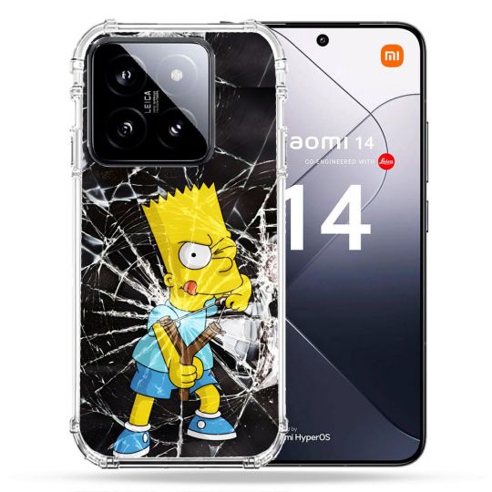 Coque Renforcée Pour Xiaomi 14 Simpson Bart