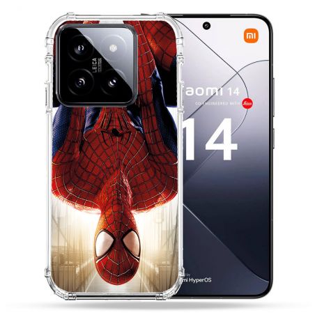 Coque Renforcée Pour Xiaomi 14 Spiderman Invers