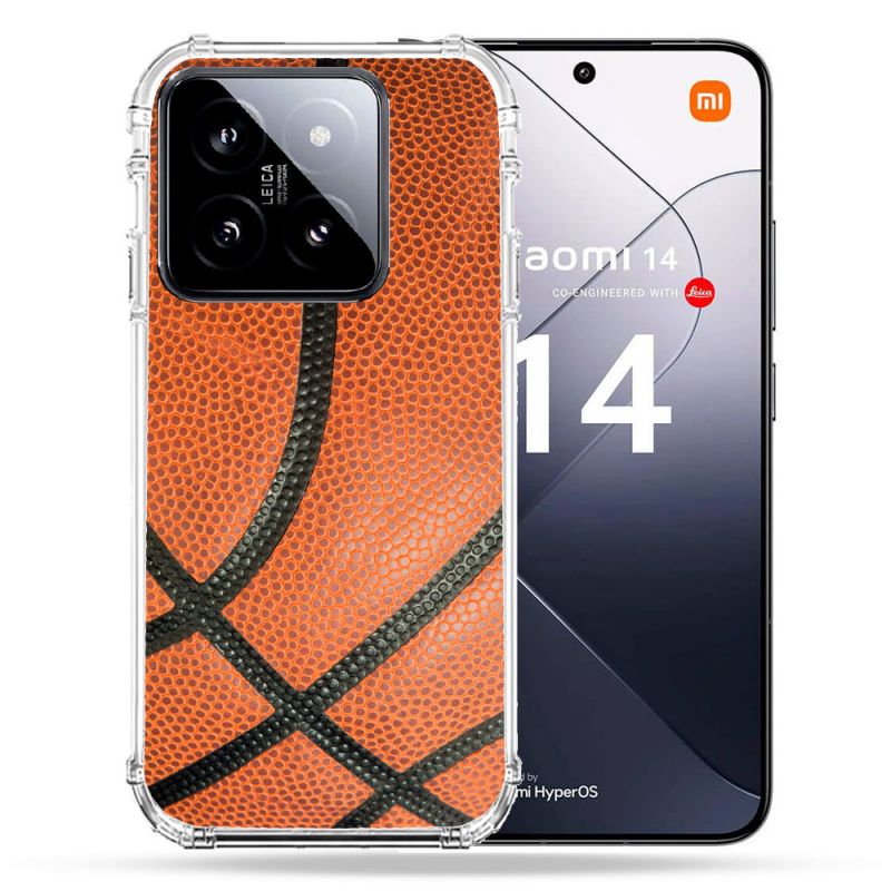 Coque Renforcée Pour Xiaomi 14 Sport Ballon Basket