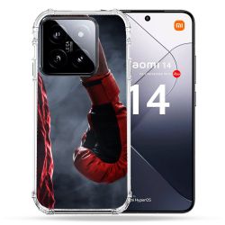 Coque Renforcée Pour Xiaomi 14 Sport Boxe Gant Rouge