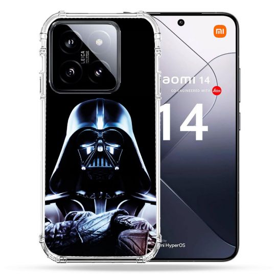 Coque Renforcée Pour Xiaomi 14 Star Wars - Dark Vador Noir