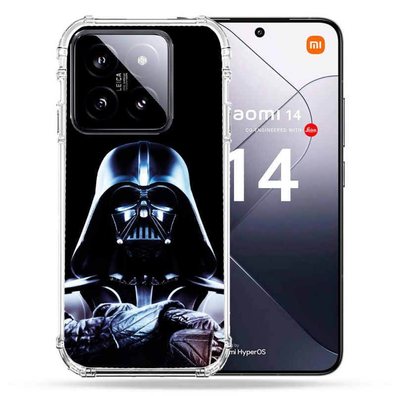 Coque Renforcée Pour Xiaomi 14 Star Wars - Dark Vador Noir