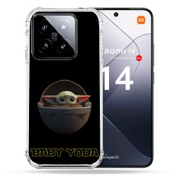 Coque Renforcée Pour Xiaomi 14 Star Wars - Yoda bebe noir