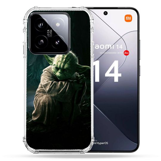 Coque Renforcée Pour Xiaomi 14 Star Wars - Yoda sombre