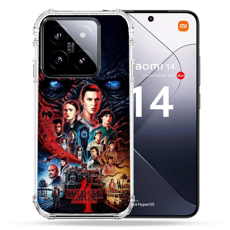 Coque Renforcée Pour Xiaomi 14 Stranger Things Affiche 4