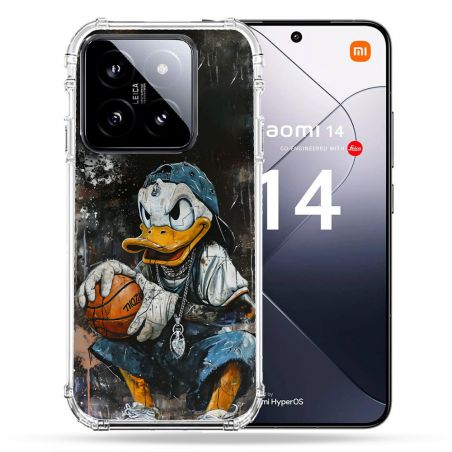 Coque Renforcée Pour Xiaomi 14 Street Art Donald Duck