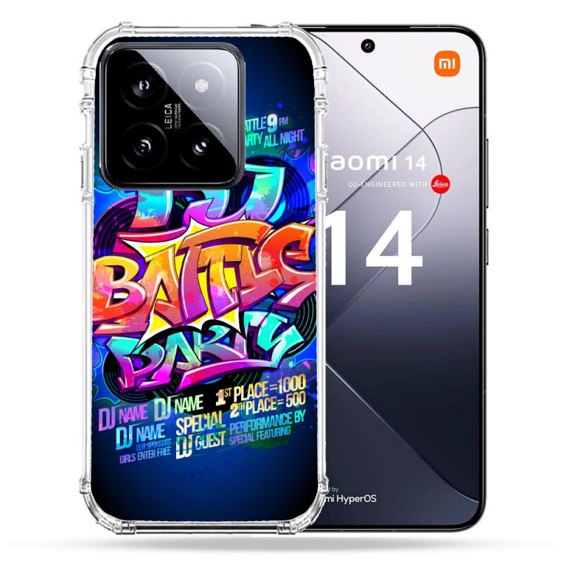 Coque Renforcée Pour Xiaomi 14 Street Art Rap