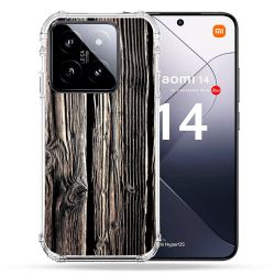 Coque Renforcée Pour Xiaomi 14 Texture Bois