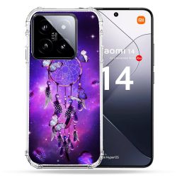 Coque Renforcée Pour Xiaomi 14 Zen Attrape Reve Papillon