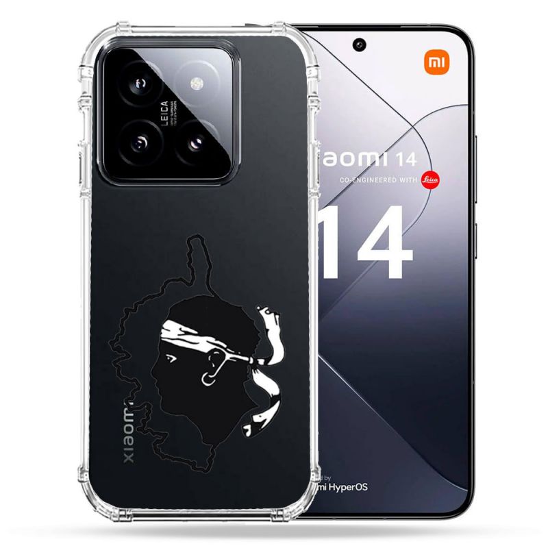Coque Renforcée Transparente Pour Xiaomi 14 Corse