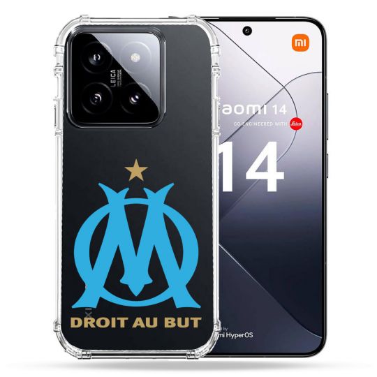Coque Renforcée Transparente Pour Xiaomi 14 Foot Olympique Marseille OM