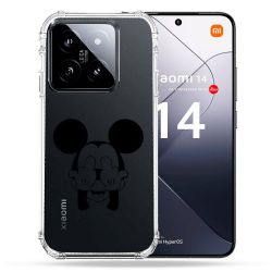 Coque Renforcée Transparente Pour Xiaomi 14 Mickey doigt