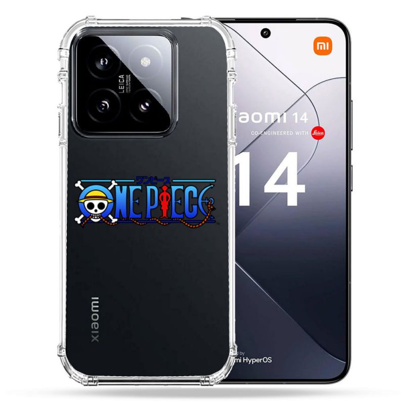 Coque Renforcée Transparente Pour Xiaomi 14 One Piece Logo