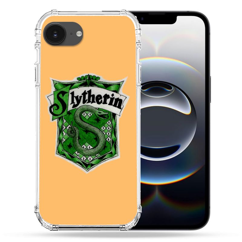 Coque Renforcée Transparente Pour Iphone 16e Harry Potter Slytherin