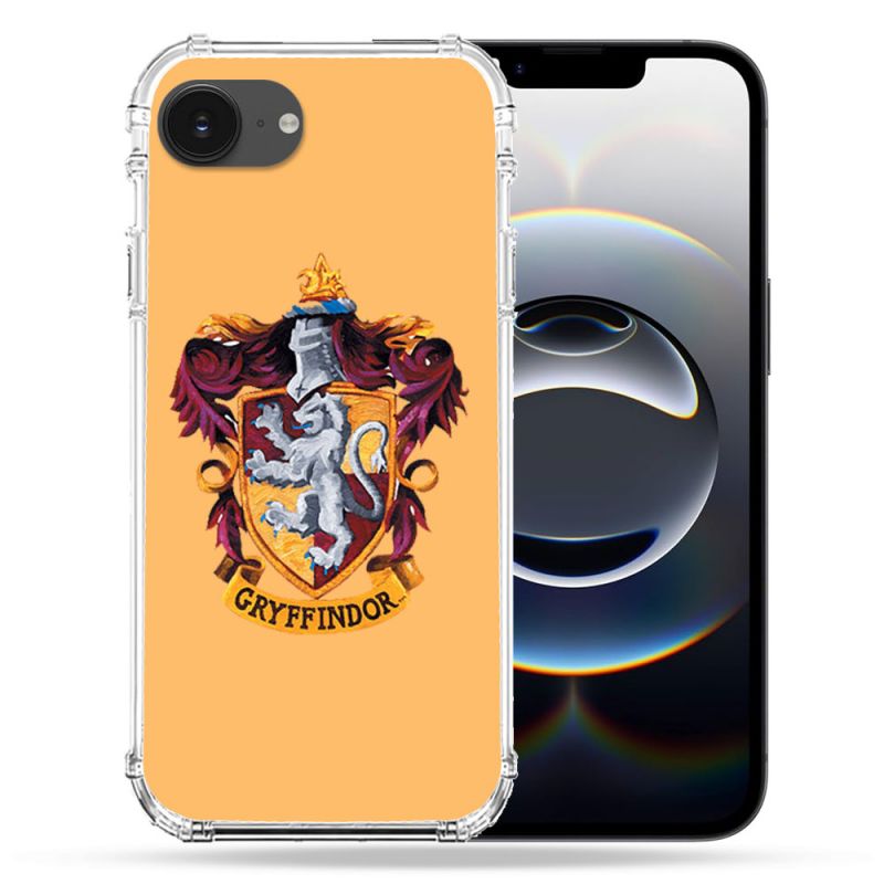 Coque Renforcée Transparente Pour Iphone 16e Harry Potter Griffindor