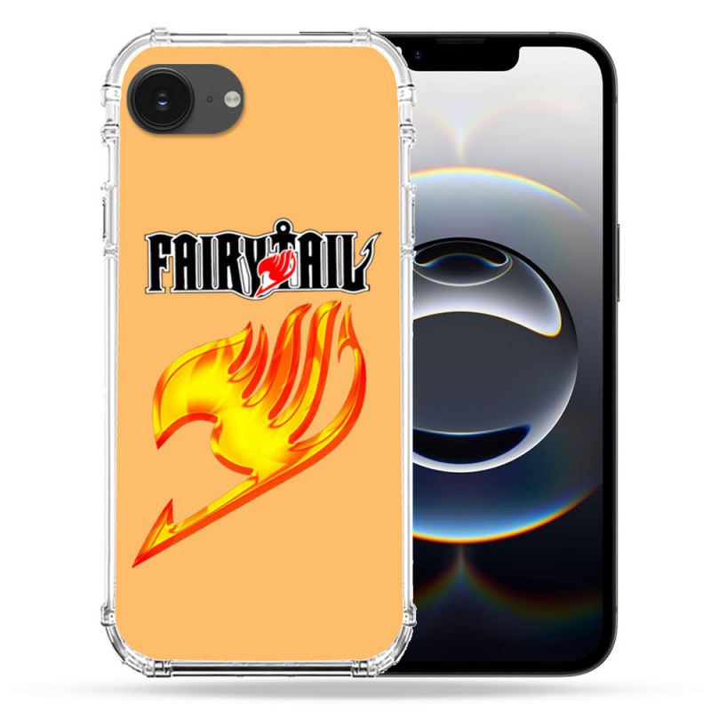 Coque Renforcée Transparente Pour Iphone 16e Fairy Tail