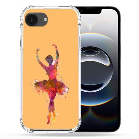 Coque Renforcée Transparente Pour Iphone 16e Danseuse etoile
