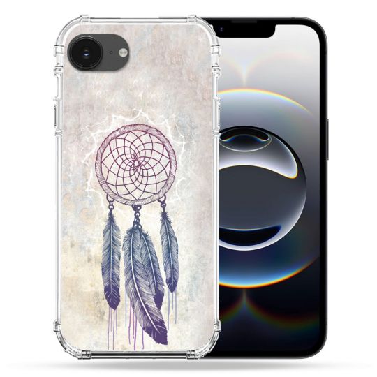 Coque Renforcée Pour Iphone 16e Zen Attrape Reve Blanc