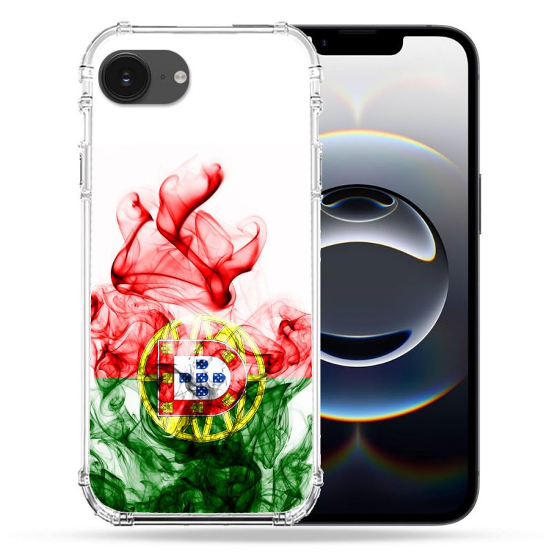 Coque Renforcée Pour Iphone 16e Voyage Portugal Flamme