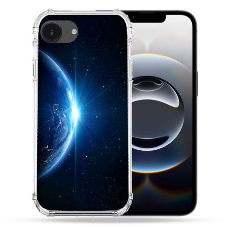 Coque Renforcée Pour Iphone 16e Univers Planete Terre