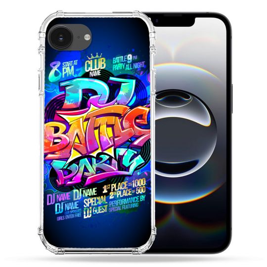 Coque Renforcée Pour Iphone 16e Street Art Rap