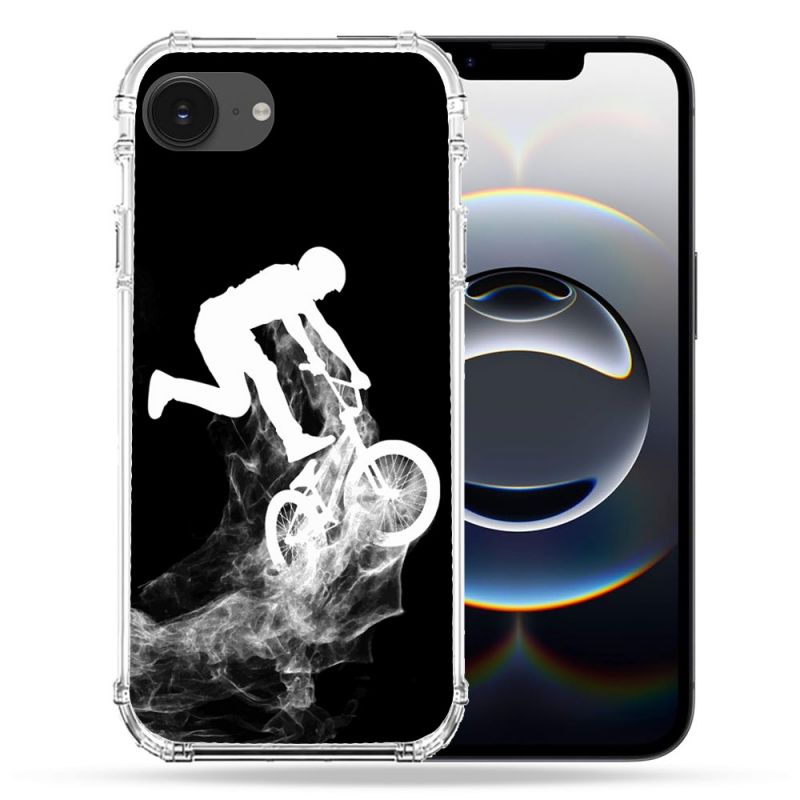 Coque Renforcée Pour Iphone 16e Sport VTT Noir