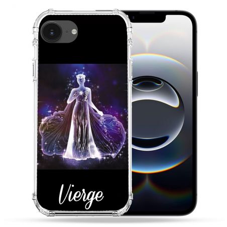 Coque Renforcée Pour Iphone 16e Signe Zodiaque 2 Vierge