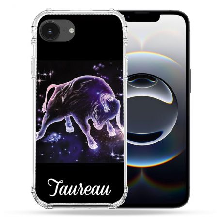 Coque Renforcée Pour Iphone 16e Signe Zodiaque 2 Taureau