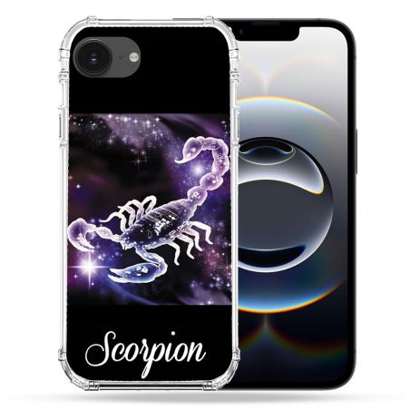 Coque Renforcée Pour Iphone 16e Signe Zodiaque 2 Scorpion