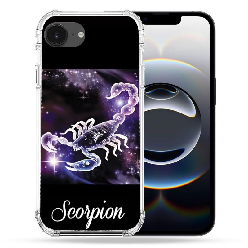 Coque Renforcée Pour Iphone 16e Signe Zodiaque 2 Scorpion