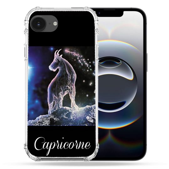Coque Renforcée Pour Iphone 16e Signe Zodiaque 2 Capricorne