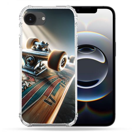 Coque Renforcée Pour Iphone 16e Planche Skate