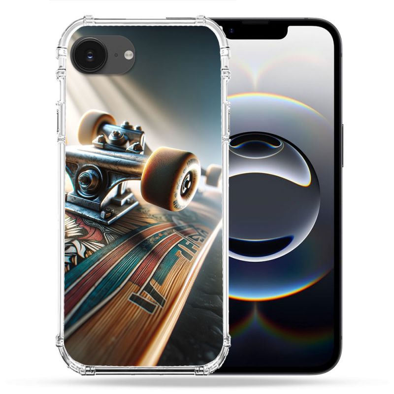 Coque Renforcée Pour Iphone 16e Planche Skate
