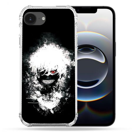 Coque Renforcée Pour Iphone 16e Manga Tokyo Ghoul Kaneki Tag