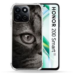 Coque Renforcée Pour Honor 200 Smart 5G Animal Chat Gris