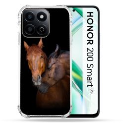Coque Renforcée Pour Honor 200 Smart 5G Animal Cheval Marron
