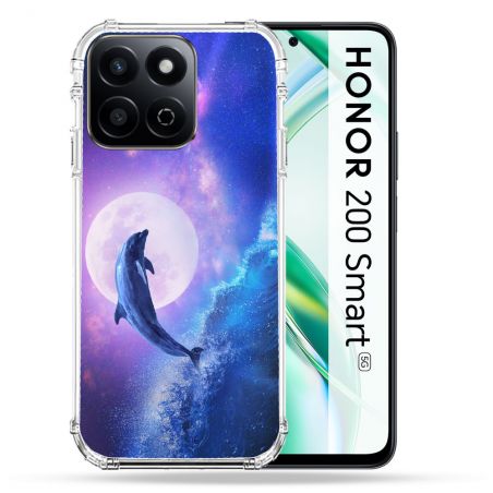 Coque Renforcée Pour Honor 200 Smart 5G Animal Dauphin Vague