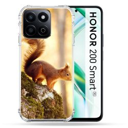 Coque Renforcée Pour Honor 200 Smart 5G Animal Ecureuil Bois