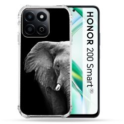 Coque Renforcée Pour Honor 200 Smart 5G Animal Elephant Noir