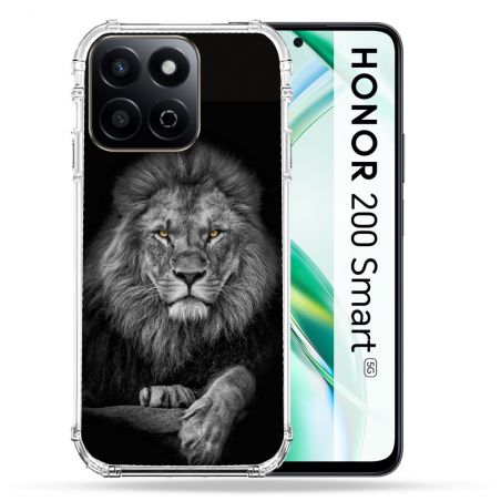 Coque Renforcée Pour Honor 200 Smart 5G Animal Lion Majestueux