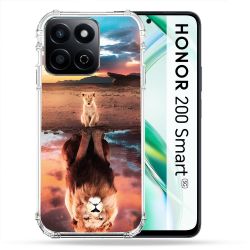 Coque Renforcée Pour Honor 200 Smart 5G Animal Lion Reflet