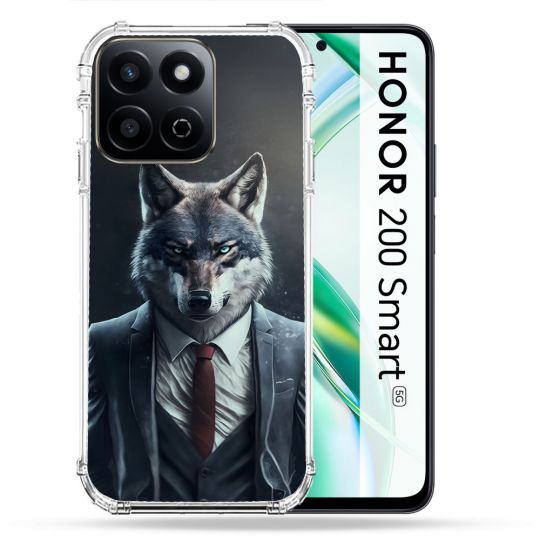 Coque Renforcée Pour Honor 200 Smart 5G Animal Loup Business