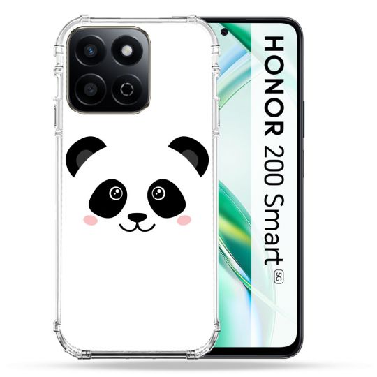 Coque Renforcée Pour Honor 200 Smart 5G Animal Panda Blanc