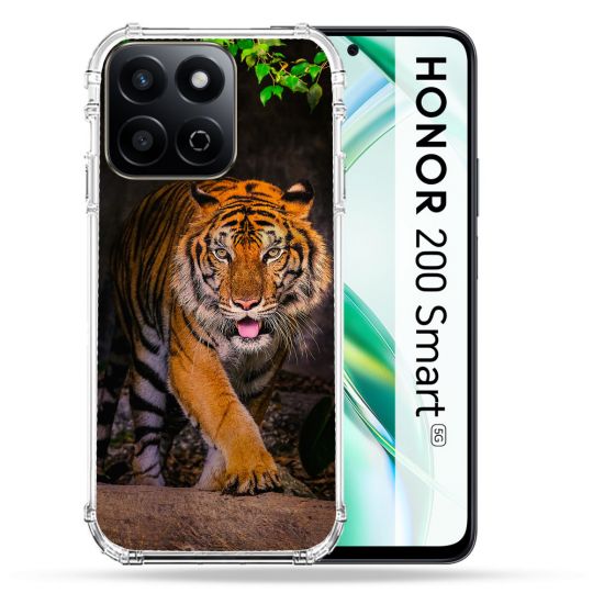 Coque Renforcée Pour Honor 200 Smart 5G Animal Tigre Jungle